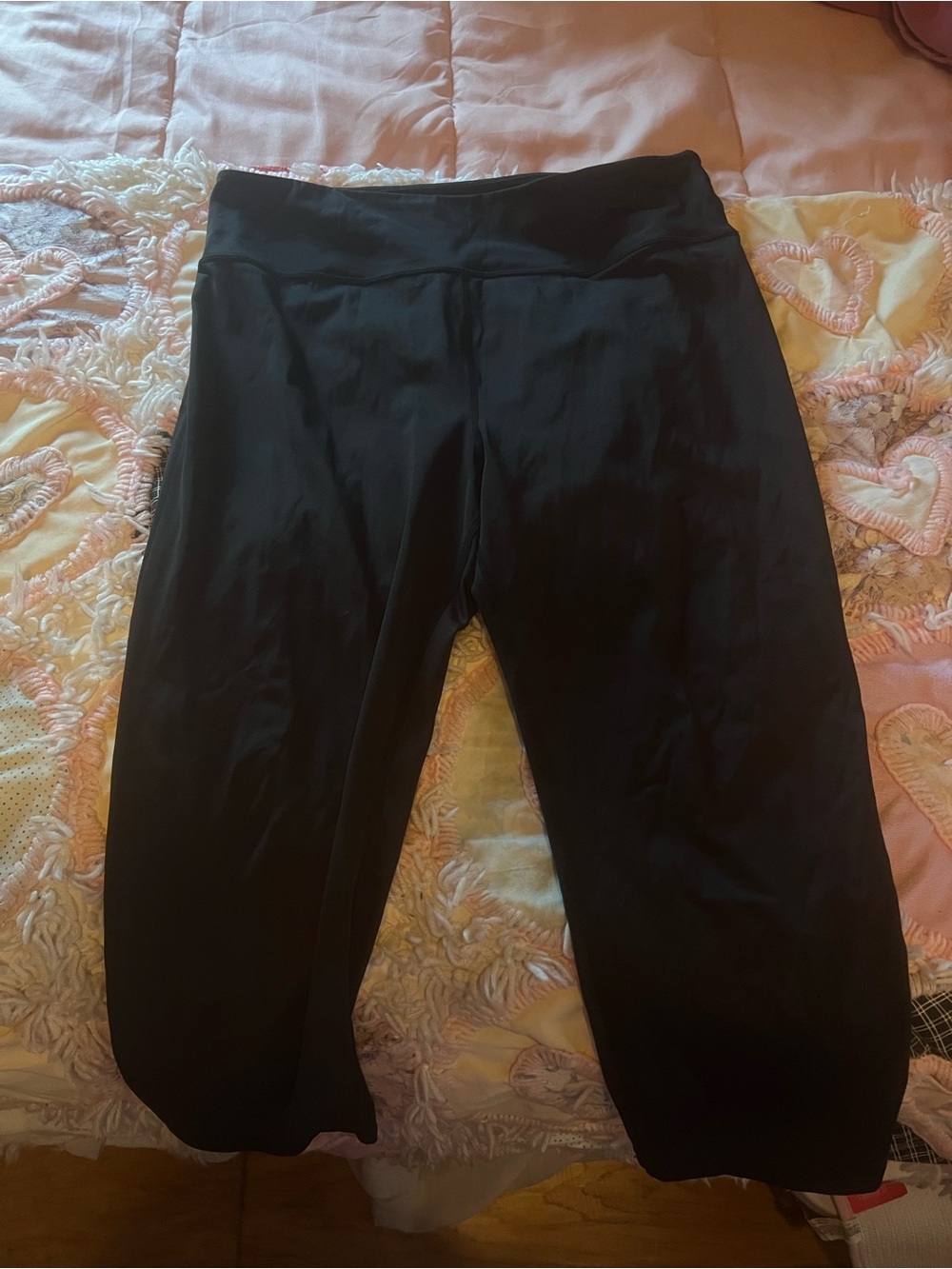 Walkpop Women’s Black Active Capri Leggings